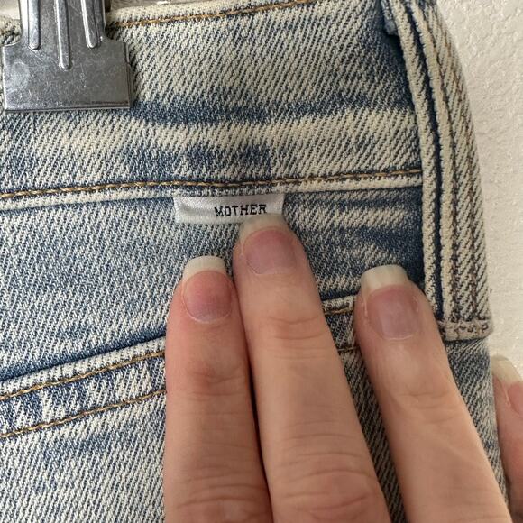 NWT Mother Light Acid Wash Button Fly tomcat Marrakesh Jeans 32 - Picture 7 of 16
